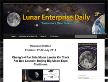 Tablet Screenshot of lunarenterprisedaily.com